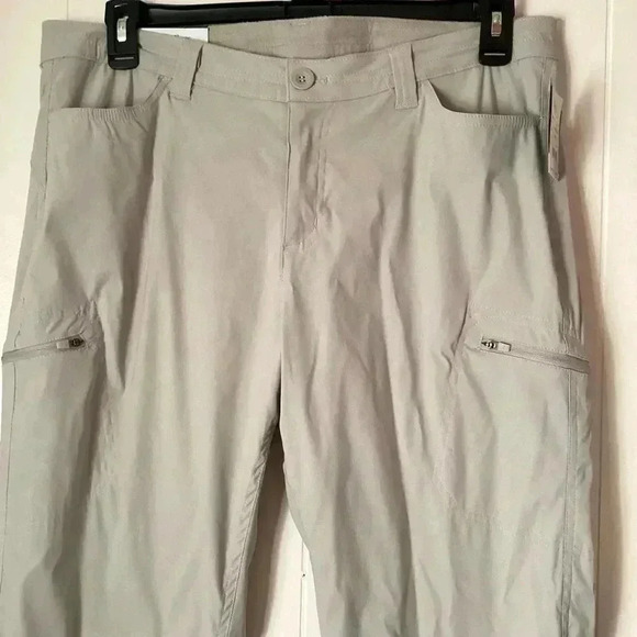 Women's Rainier Lined Pants Beige color Slightly Curvy Straight leg Size 12 - Picture 3 of 6